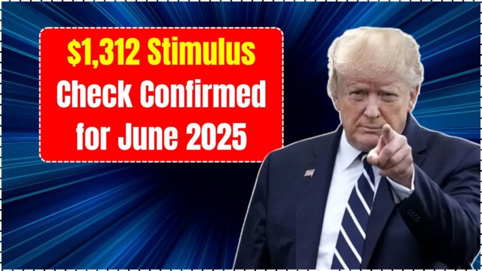 $1,312 Stimulus Check 2025
